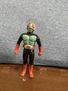 当時物　レトロ　ソフビ　仮面ライダー2号　石森プロ　東映　1989年　日本製