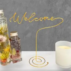 ワイヤー ウェルカムスペース　受付　結婚式 ウェディング