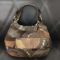 Coach パッチワーク ハンドバッグ