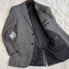カシミヤ100% ヘリンボーン テーラードジャケット MODRUS