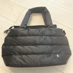 ROOTOTE ブラック キルティング トートバッグ