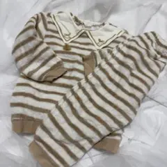 cattoli ストライプ柄 ベビーパジャマ 90cm