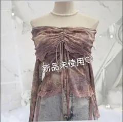 新品 y2k 姫ギャル ゴスロリ 平成ギャル フェアリー ふりふり トップス