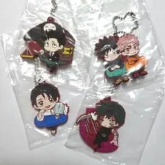 呪術廻戦 キャラばんちょうこうラバーマスコット 死滅回遊 4点セット