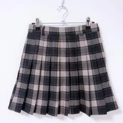 continuer de NICE CLAUP チェック柄プリーツミニスカート