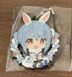 ホロライブ 3期生 ぺこら マリン ぺたん娘 ラバーストラップ キーホルダー ホロライブ 3期生 ぺこら マリン ぺたん娘 ラバーストラップ