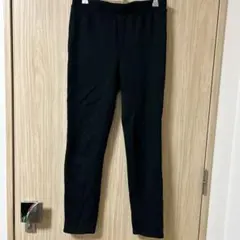 GU ブラック　裏起毛　スパッツパンツ　レギンス