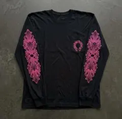 正規品 新品未使用 クロムハーツChromeHearts ロンTフローラルピンクのサムネイル