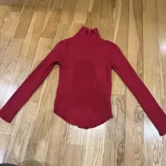 リブタートルニット