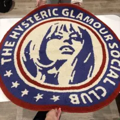 HYSTERIC GLAMOUR SOCIAL CLUB ヒスガール　円形ラグ