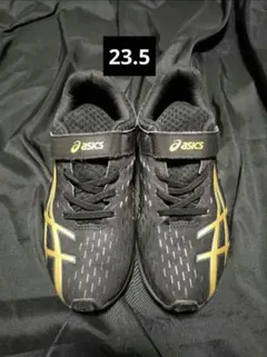 黒色　軽量　アシックス　レーザービーム23.5cm 　スニーカー　靴