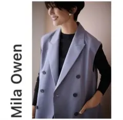 ⭐️新品⭐️定価1万2千円♡ミラオーウェン ダブルテーラードベスト