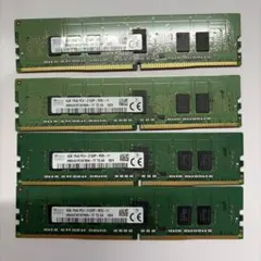 4GB 1Rx8 PC4-2400T ECC 8枚セット - メルカリ