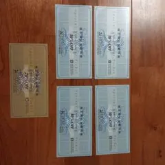ゼビオホールディングス XEBIO 株主優待券　20%割引1枚　10%割引4枚