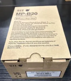 セイコーインスツル モノクロ モバイル型感熱式プリンター MP-B20