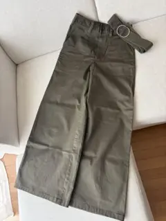GU チノウエストベルトベイカーワイドパンツNR