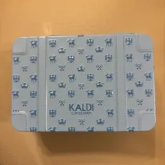 KALDI COFFEE FARM 小物収納ボックス 水色