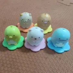 すみっコぐらし　3センチ☓3センチ　マスコット5体セット