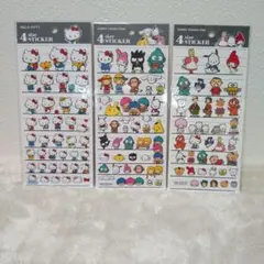 4サイズステッカー　サンリオ3枚まとめ売り