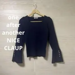 one after another NICE CLAUP★リブ編み トップス