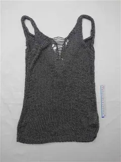 ◎ディーゼル DIESEL ニットタンクトップ グレー系 XXS レディース