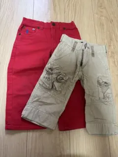 Polo Ralph Lauren 赤 ベージュ カジュアルパンツセット