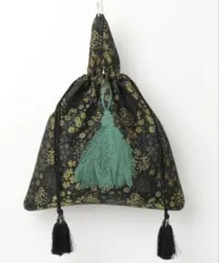 イアパピヨネ【美品】タッセル刺しゅう巾着バッグのサムネイル