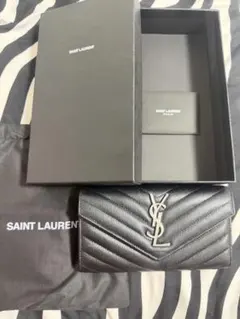 SAINT LAURENT 長財布 ブラックのサムネイル