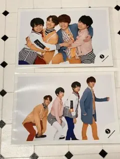 向井康二　大西流星　西畑大吾　室龍太　ジュニア　Jr. 公式写真　2枚セット