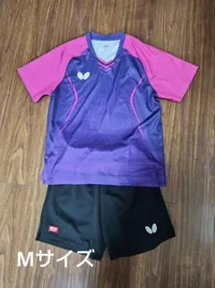 Butterfly バタフライ卓球ウェアМサイズ ゲームシャツパンツセットアップ