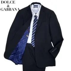 美品✨DOLCE&GABBANA ドルガバ セットアップ 高級スーツ上下 黒