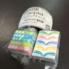 ネピア　ミニチュアチャーム　ガチャガチャ　ティッシュ