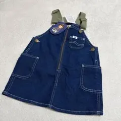 新品Buddy Lee ベビージャンパースカート デニムワンピース90cm