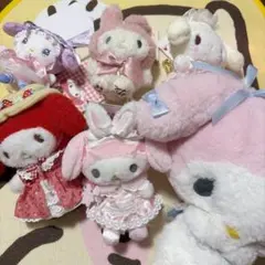 新品未開封　マイメロディ　50周年　アニバーサリー　妖精ぬいぐるみ　7点セット 新品未開封 マイメロディ 50周年 アニバーサリー 妖精ぬいぐるみ 7点