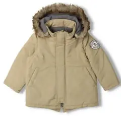 moujonjon 中綿入りモッズ風コート　100cm