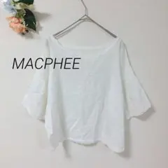 512 マカフィー 半袖 カットソー トップス 刺繍 綿100% 薄手 透け感のサムネイル