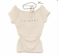 andmary Nana ribbon oneshoulder tops - メルカリ