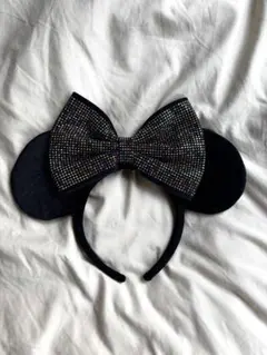 ディズニー カチューシャ ミニー キラキラ スタッズ　スパンコール