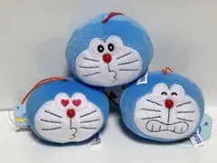 ドラえもん　フェイスマスコット　３種