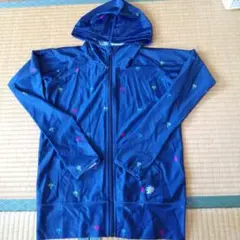 ネイビー フルジッパー ラッシュガード S