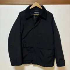 【美品】シーズンリーズン 襟コーデュロイ ハンティングジャケット 黒