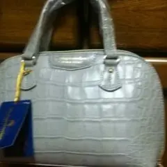 2way牛革クロコダイル型押し