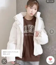 今期新品　LOVETOXIC パフィブルゾン