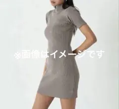 【未使用】2着セット/ワンピース/リブニット