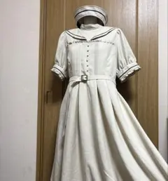 しまむら　くる実コレクション　ワンピース　帽子　2点セット　大きいサイズ　3Lのサムネイル
