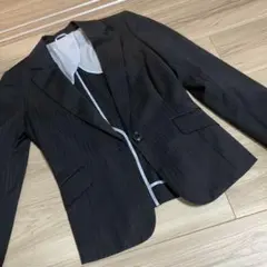 P.S.FA ストライプ ビジネスジャケット