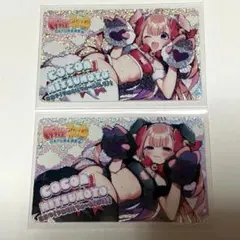 2点セット ミツモト・ココア アニマル 麻雀ファイトガール カードコネクト