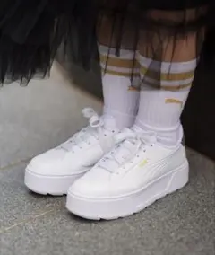 PUMA 厚底スニーカー　25.0cm