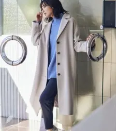 大丸購入 定価5万 アルパカドッキングメルトンコート｜ワンピース お  