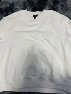 H&M ルーズフィット ホワイト スウェット L